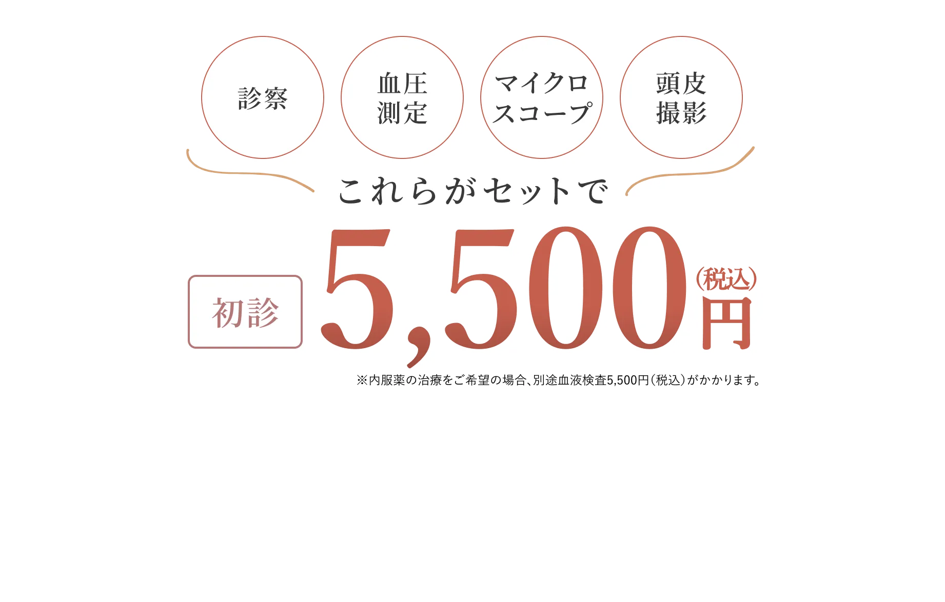 初診5,500円